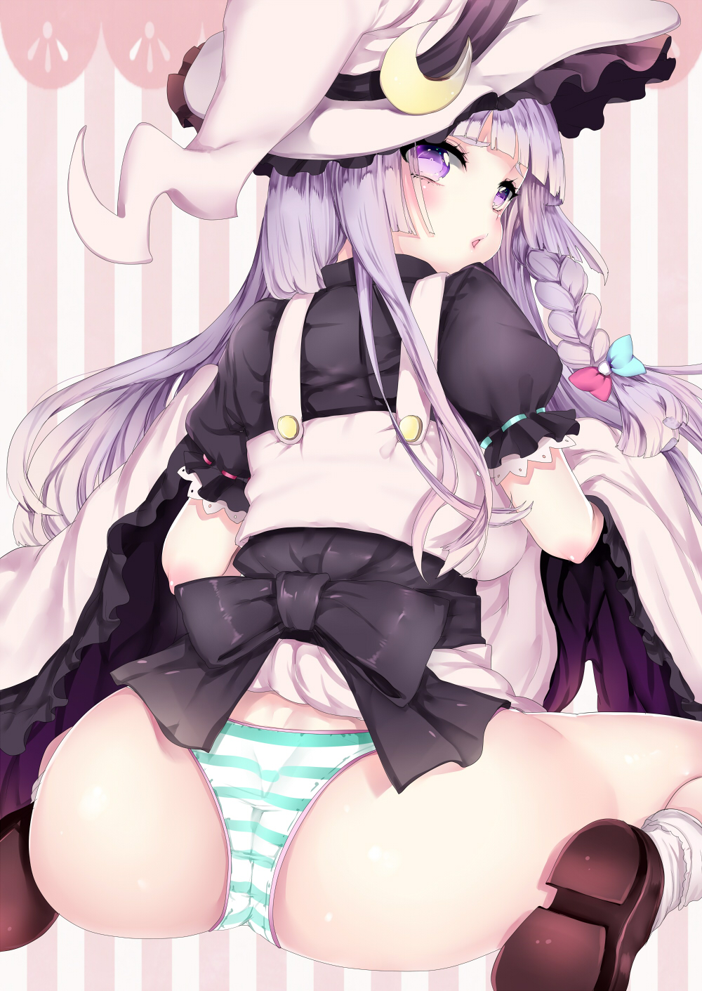 Nekometaru Touhou Patchouli Knowledge Ass Pantsu Shimapan